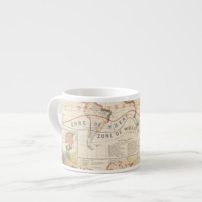 Taza De Espresso Plantas de la distribución (Izquierda)