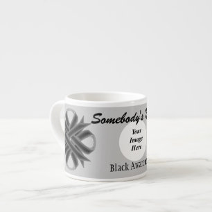 Taza De Espresso Plantilla de cinta negra de trazo por Kenneth Yonc