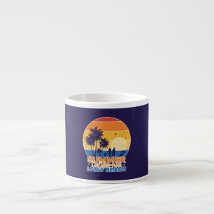 Taza De Espresso Playa larga de verano de California-66594