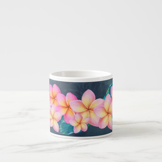 Taza De Espresso Plumeria Espresso Mug (Frente)