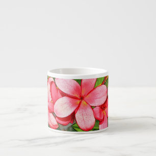 Taza De Espresso Plumerias