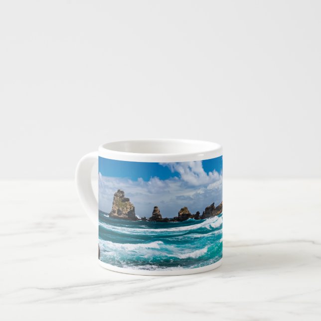 Taza De Espresso Pointe des Chateaux, Grande-Terre, Guadalupe (Izquierda)