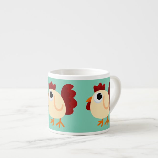 Taza De Espresso Pollo poco (Derecha)
