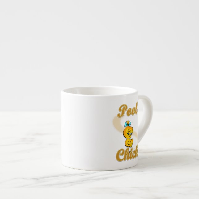 Taza De Espresso Pool Chick (Derecha)