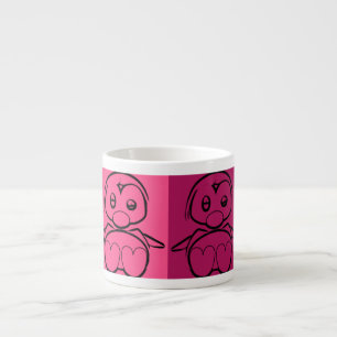 Taza De Espresso Pop Art Baby Tux Espresso Mug