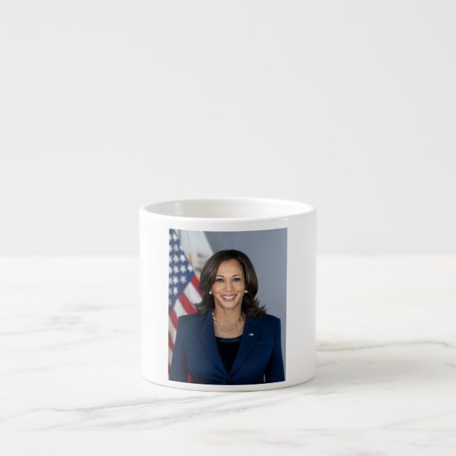Taza De Espresso Presidente Candidato Kamala Harris US 2024 (Frente)