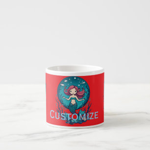 Taza De Espresso Pretende que soy una hábil sirena Thunder_Cove