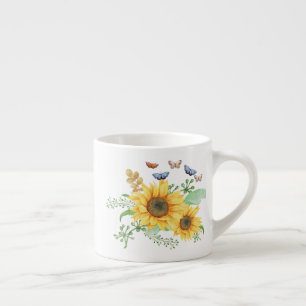 Taza De Espresso primavera de girasol