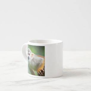 Taza De Espresso Primer de un mono de ardilla común