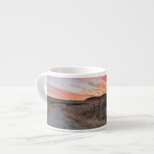 Taza De Espresso Primera puesta del sol del día
