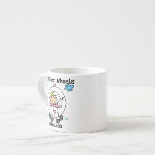 Taza De Espresso Princesa Otras Ruedas