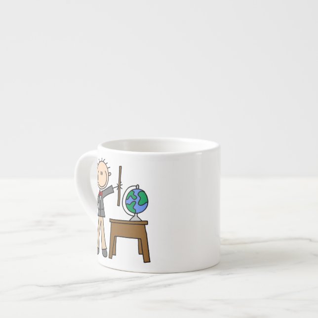 Taza De Espresso Profesor Con Globo (Izquierda)