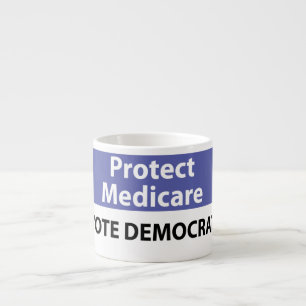 Taza De Espresso Proteja Seguro de enfermedad: Vote a Demócrata