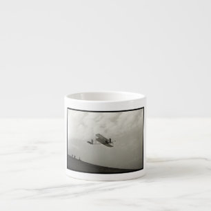 Taza De Espresso Prueba de vuelo de planeador Aviación Hermanos Wri