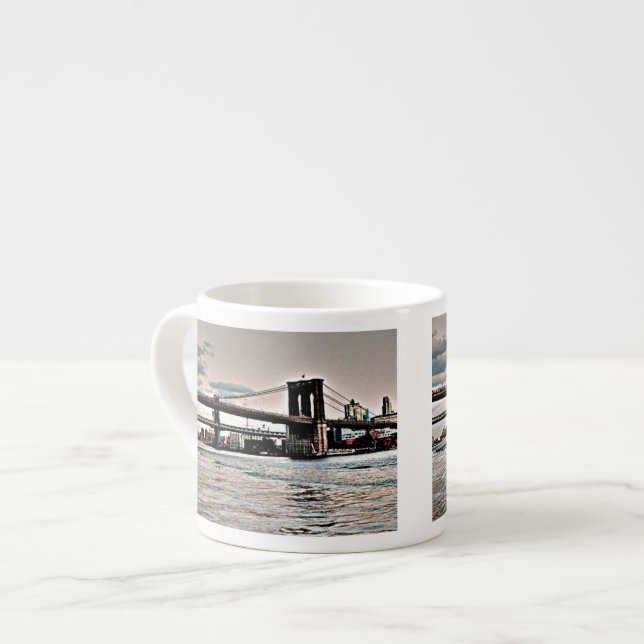 Taza De Espresso Puente de Brooklyn (Izquierda)