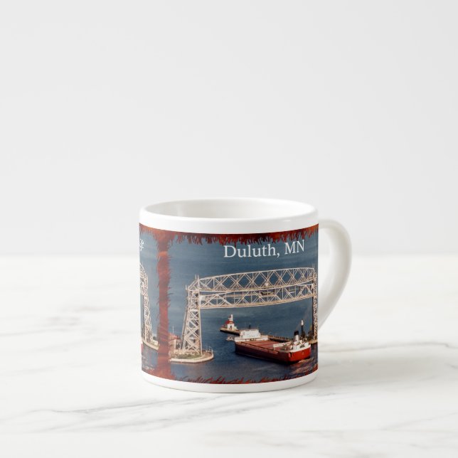Taza De Espresso Puente del elevador aéreo Roger Blough & Duluth (Derecha)
