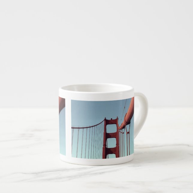 Taza De Espresso Puente Golden Gate único, foto de San Francisco (Derecha)
