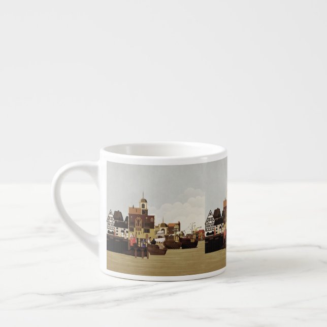 Taza De Espresso Puerto Medieval (Izquierda)