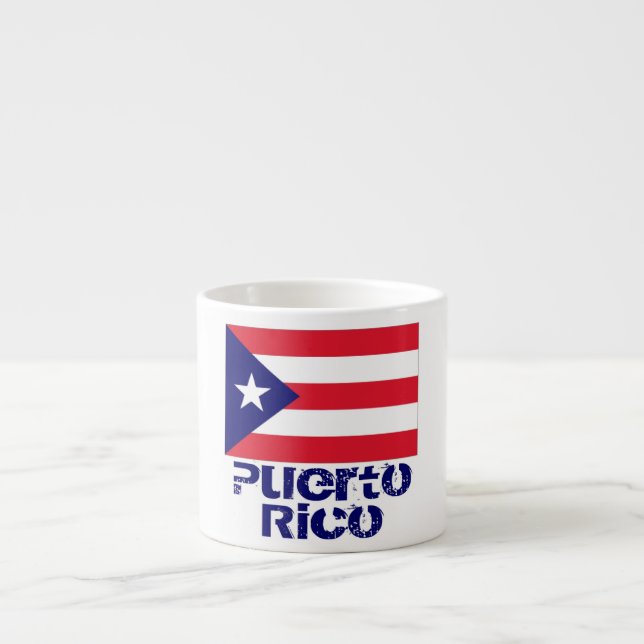 Taza De Espresso Puerto Rico (Frente)