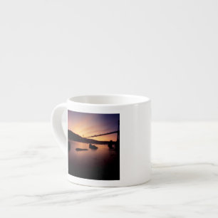 Taza De Espresso Puesta del sol del puente de St Johns
