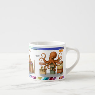 Taza De Espresso Puesto de snacks del circo de Otto