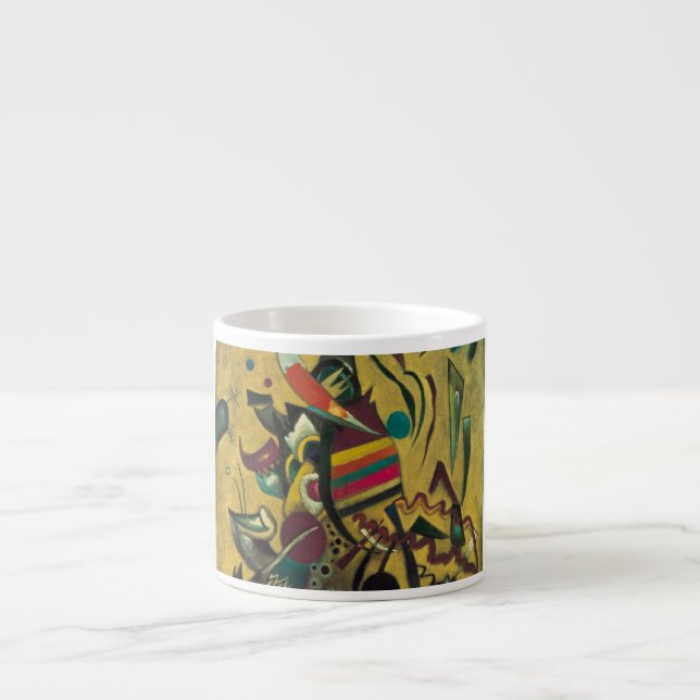 Taza De Espresso Puntos de Wassily Kandinsky (Frente)