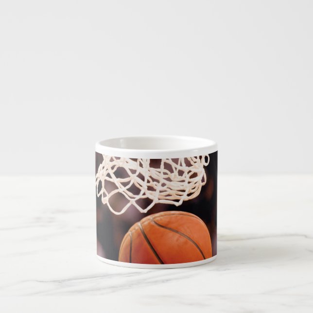 Taza De Espresso Puntuación de baloncesto (Frente)