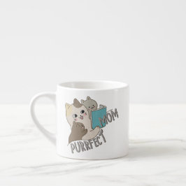 Taza De Espresso Purrfect Mom