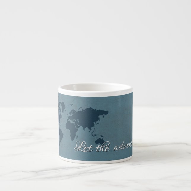Taza De Espresso Que comience la aventura (Frente)