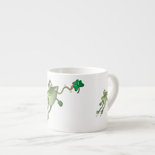 Taza De Espresso Rana irlandesa