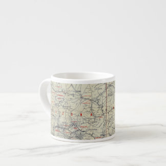 Taza De Espresso Rastros autos del funcionario 1925 de McNally del