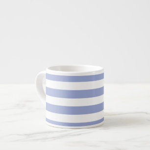 Taza De Espresso Rayas azules francesas