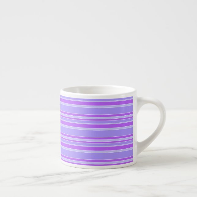 Taza De Espresso Rayas violetas (Derecha)