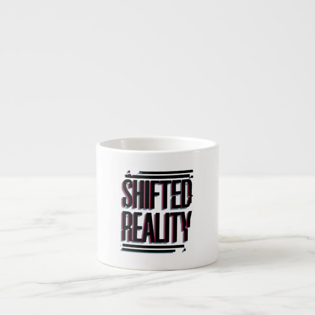 Taza De Espresso Realidad cambiada - Brillante en la línea de tiemp (Frente)