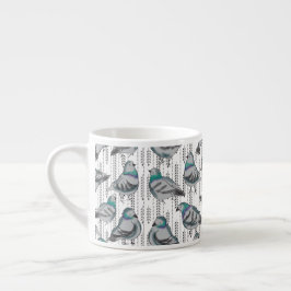 Taza De Espresso Rebaño de palomas