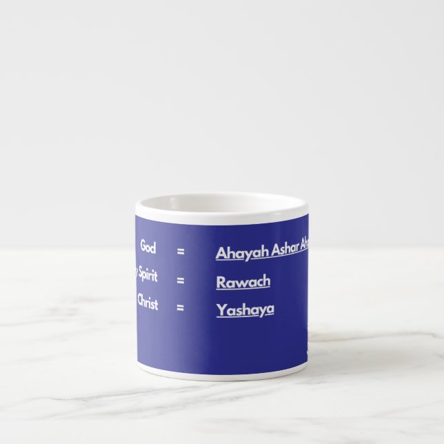Taza De Espresso Recordatorio matutino Coffee Mug (Frente)