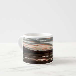 Taza De Espresso Reflejos del amanecer en Lago Grey