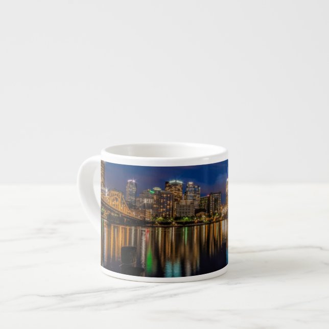 Taza De Espresso Reflexiones de Pittsburgh (Izquierda)