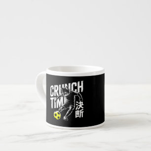 Taza De Espresso Regalo de gato de fútbol motivacional para compañe