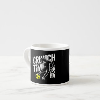 Taza De Espresso Regalo de gato de fútbol motivacional para compañe