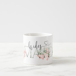 Taza De Espresso Regalos de propuesta de la dama de honor para la c