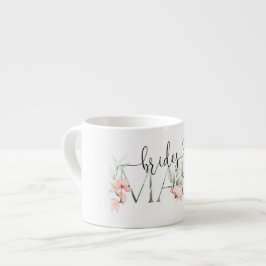 Taza De Espresso Regalos de propuesta de la dama de honor para la c