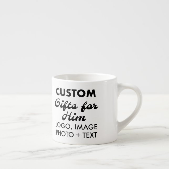 Taza De Espresso Regalos personalizados para la Copa Espresso 6oz. (Derecha)