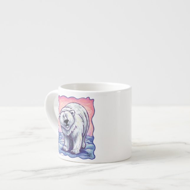 Taza De Espresso Regalos y accesorios de oso polar (Izquierda)