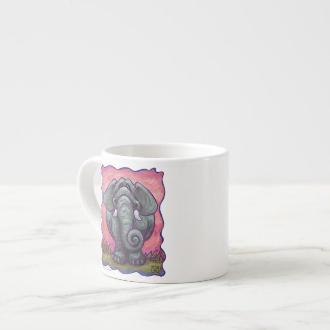 Taza De Espresso Regalos y accesorios para elefantes (Izquierda)