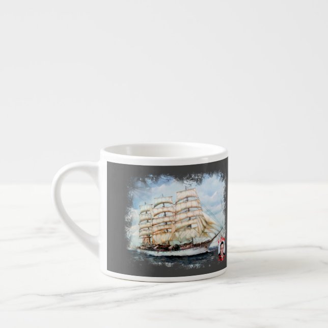 Taza De Espresso Regata Cutty Sark (Izquierda)