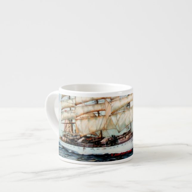 Taza De Espresso Regata Cutty Sark (Izquierda)