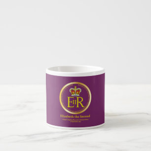 Taza De Espresso Reina Isabel II