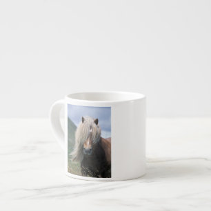 Taza De Espresso Reino Unido, Escocia, Islas Shetland, pony de Shet