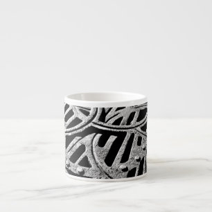 Taza De Espresso Reja Oxidada en Gris